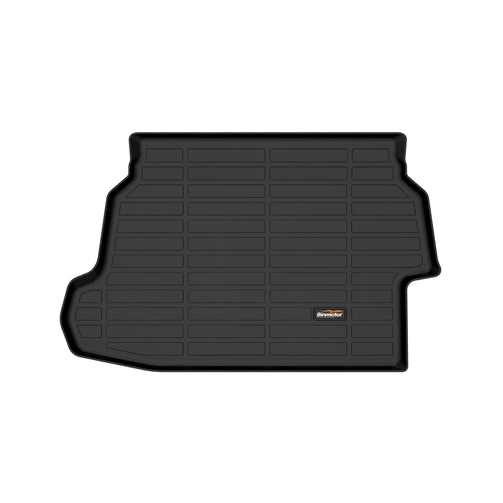 Binmotor-Cargo Liner for All Weather Cargo Liner Fit for Toyota Prius, Custom Fit Car Trunk Mat, Waterproof Easy to Clean Cargo Mat Prius Accessories Black（compatible year 2023-2024）