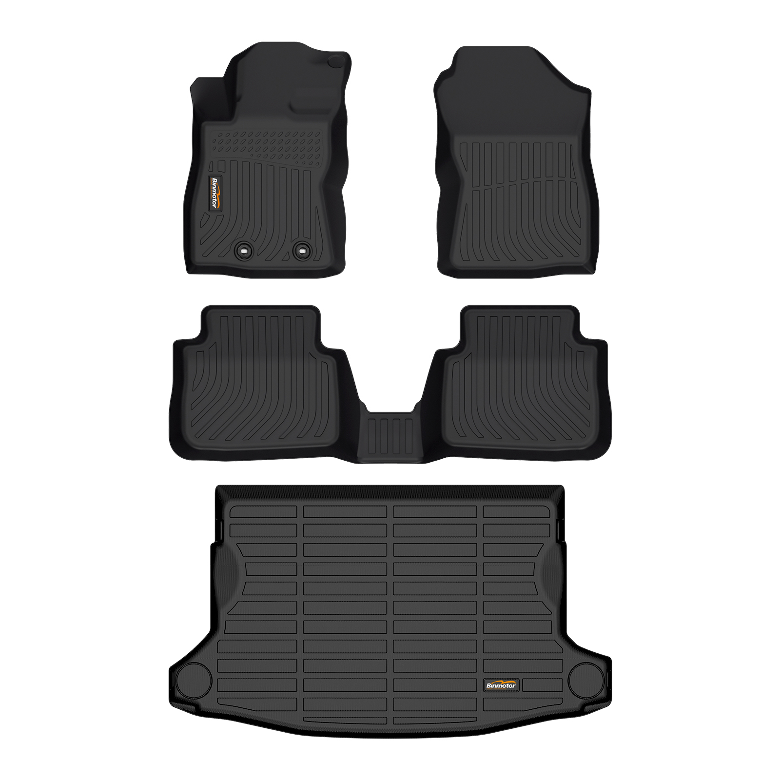 Binmotor-Floor Mats & Cargo Liner Set for Subaru Impreza, All Weather Car Mats Crosstrek for Subaru, Winter Car Mats for Crosstrek Accessories（compatible year 2024）