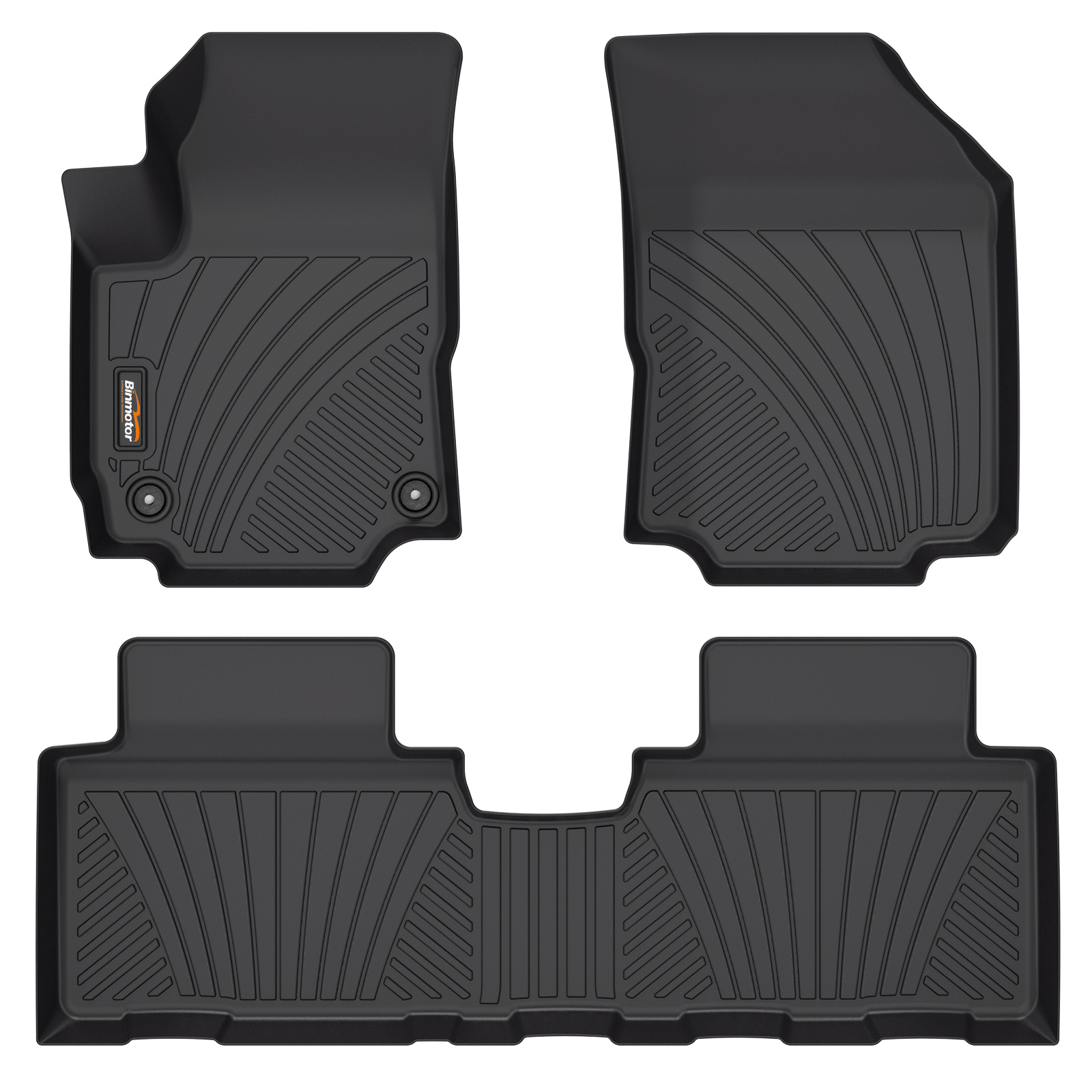 Binmotor-Floor Mats for GMC Terrain丨2 Rows丨All Weather Car Floor Mats for GMC Terrain丨Terrain Floor Mat（compatible year 2018-2024）