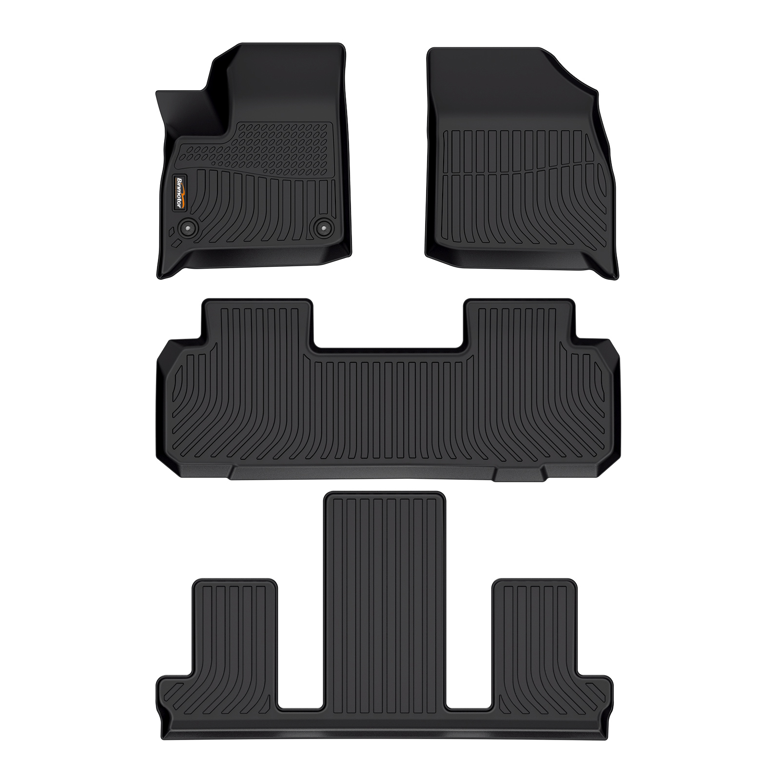 Binmotor-Floor Mats for Buick Enclave All Weather Car Mats for Buick Enclave Cargo Liner（compatible year 2018-2024）