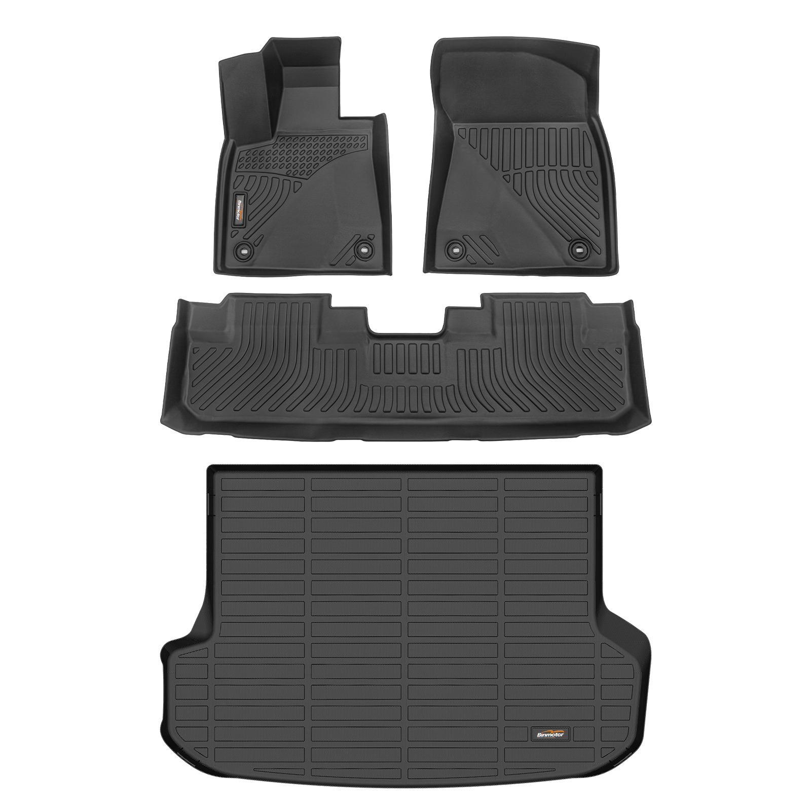 BinmotorAll Weather Floor Mats & Cargo Liner for Lexus RX RX350 RX350h RX500h,Heavy Duty