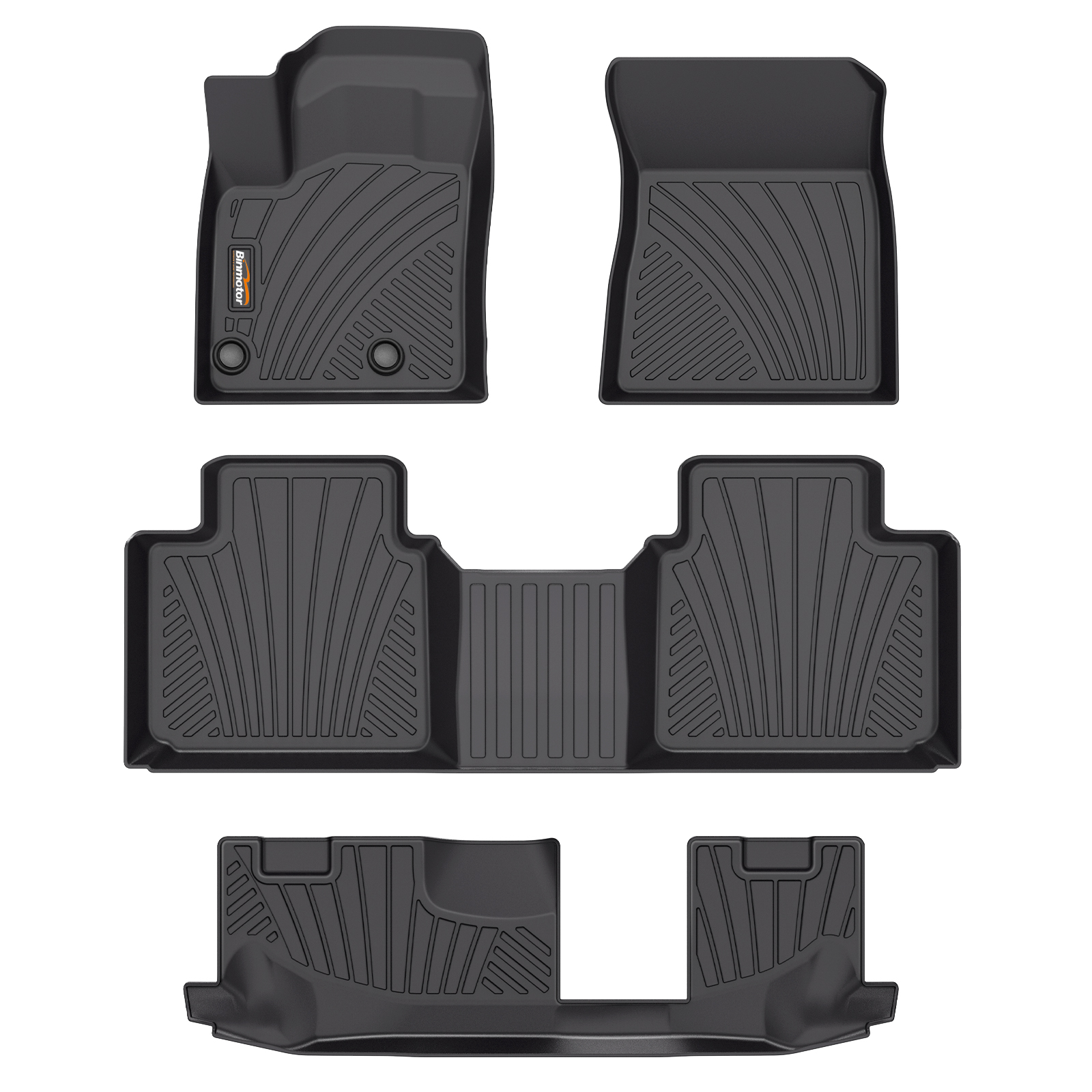 Binmotor-Floor Mats forMitsubishi Outlander丨Floor Mats Mitsubishi Outlander SE丨SEL丨ES 丨SE & SEL Launch Edition（compatible year 2022-2024）