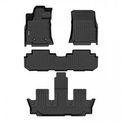 Binmotor-Floor Mats for Subaru Ascent丨7 Passenger, Bucket Seat丨3 Rows丨All Weather Floor Mats for Subaru Ascent , Winter Mats for Subaru Ascent（compatible year 2019-2024）