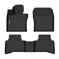 Binmotor-Floor Mats for All Weather Floor Mats for Toyota Prius Prime (PHEV), 1st & 2nd Row Full Set, Heavy Duty Car Floor Liners（compatible year 2023）