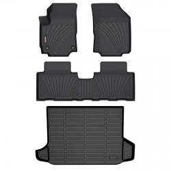 Binmotor-Floor Mats & Cargo Liner Set for GMC Terrain, All Weather Car Floor Mats GMC Terrain（compatible year 2024）